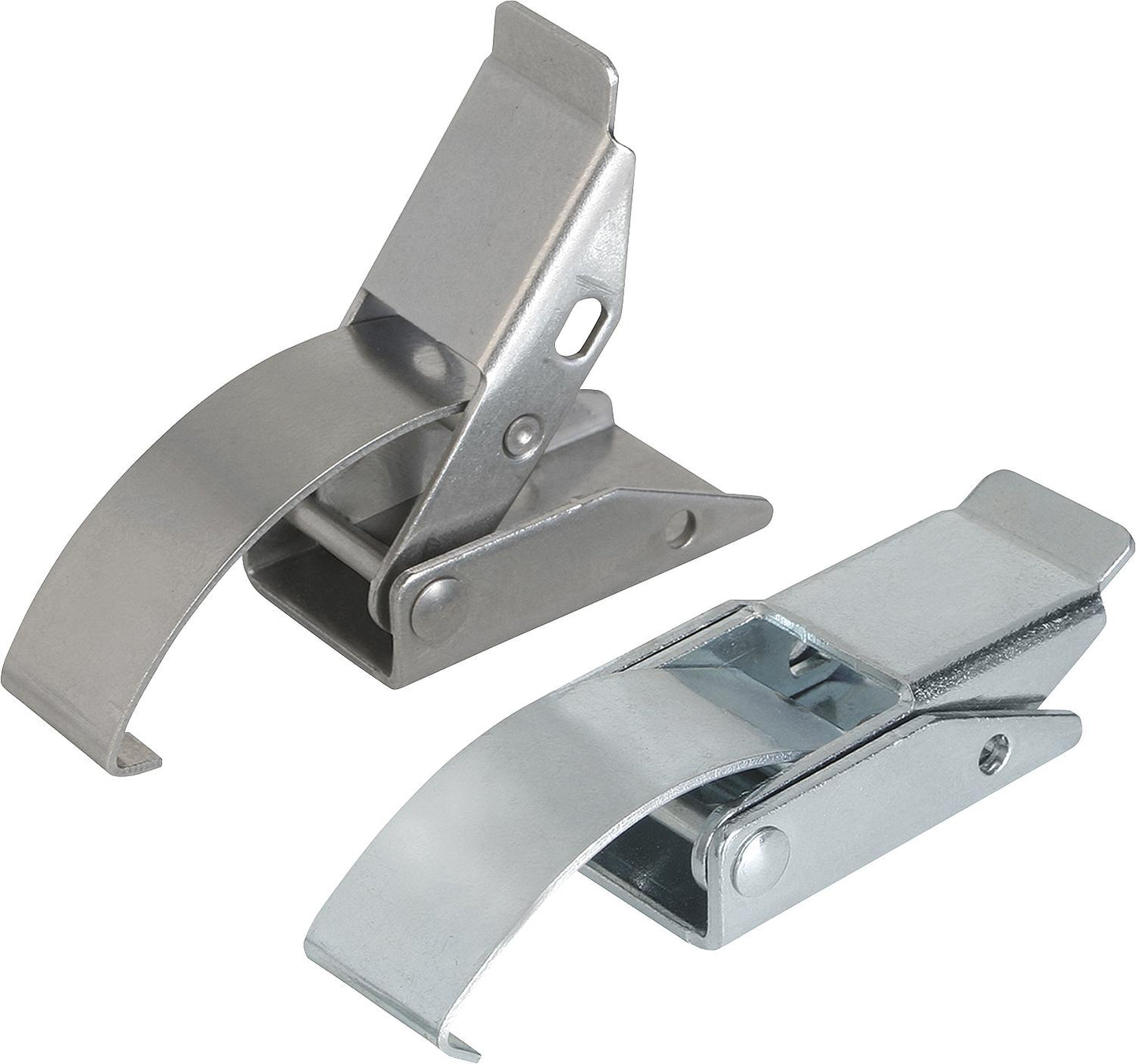 Stainless steel tension lock with spring clip