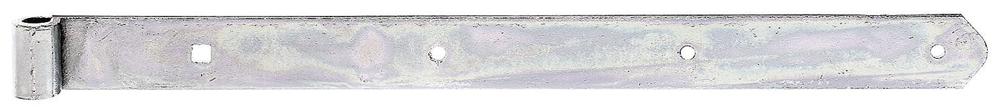 Straight/rounded hinge 1000 x 60 mm, ø 20 mm, electro-galvanized, thick-film passivated