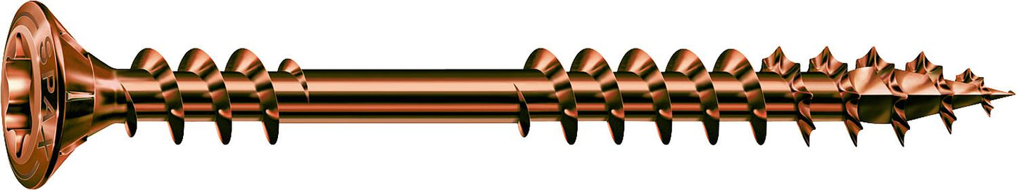 SPAX® stainless steel A2 antique pan head screw with T-STAR Plus fixing thread, Ø 4.5 x 60 mm, pack of 100