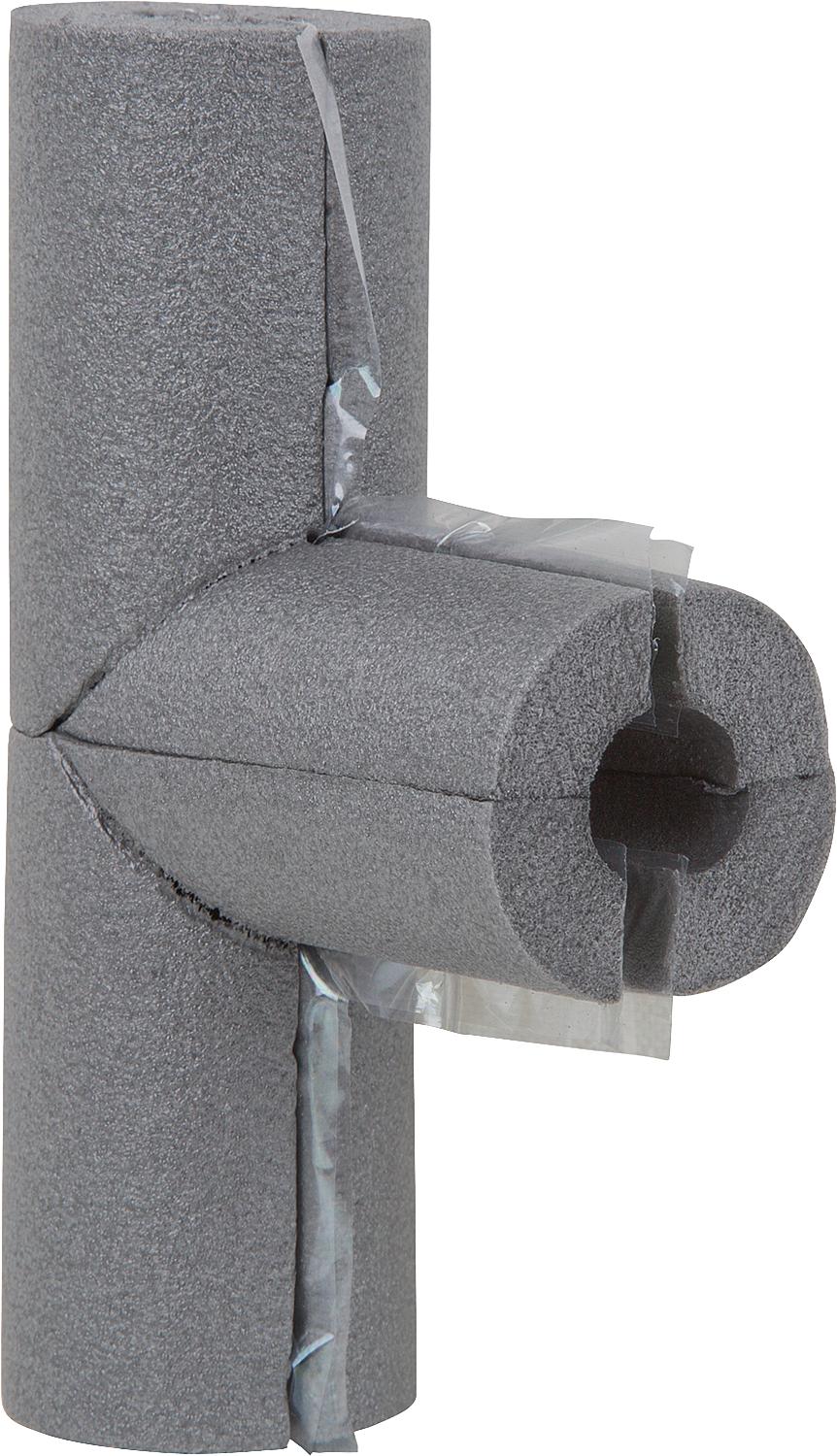 Pièce en T, isolation de tuyau auto-adhésive PE-XT