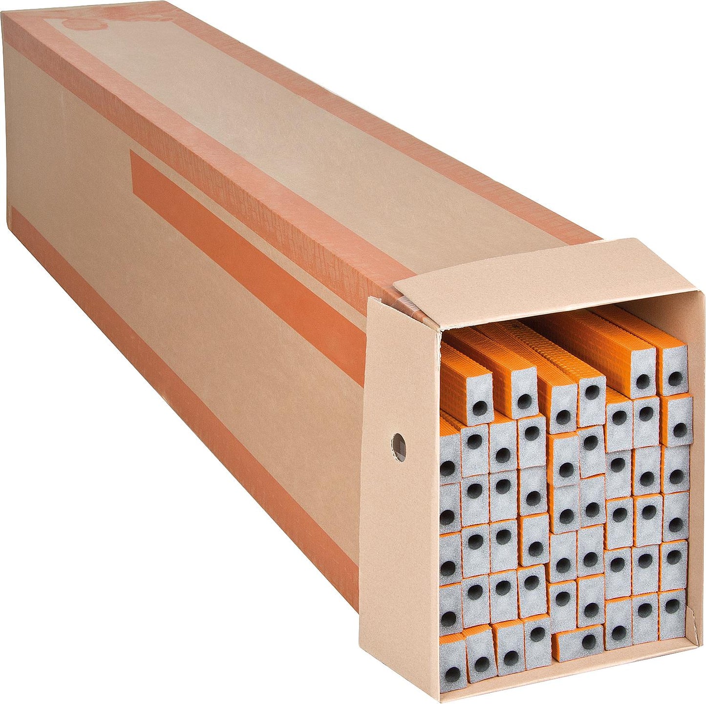 Eccentric PE-XT insulating tubing with protective skin, orange, 28x38mm, length 2m, pack size = 20 pieces