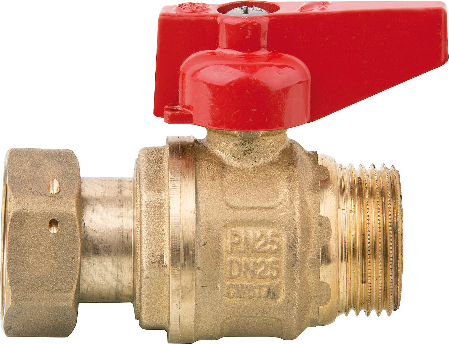 Absperrkugelhähne mit Überwurfmutter