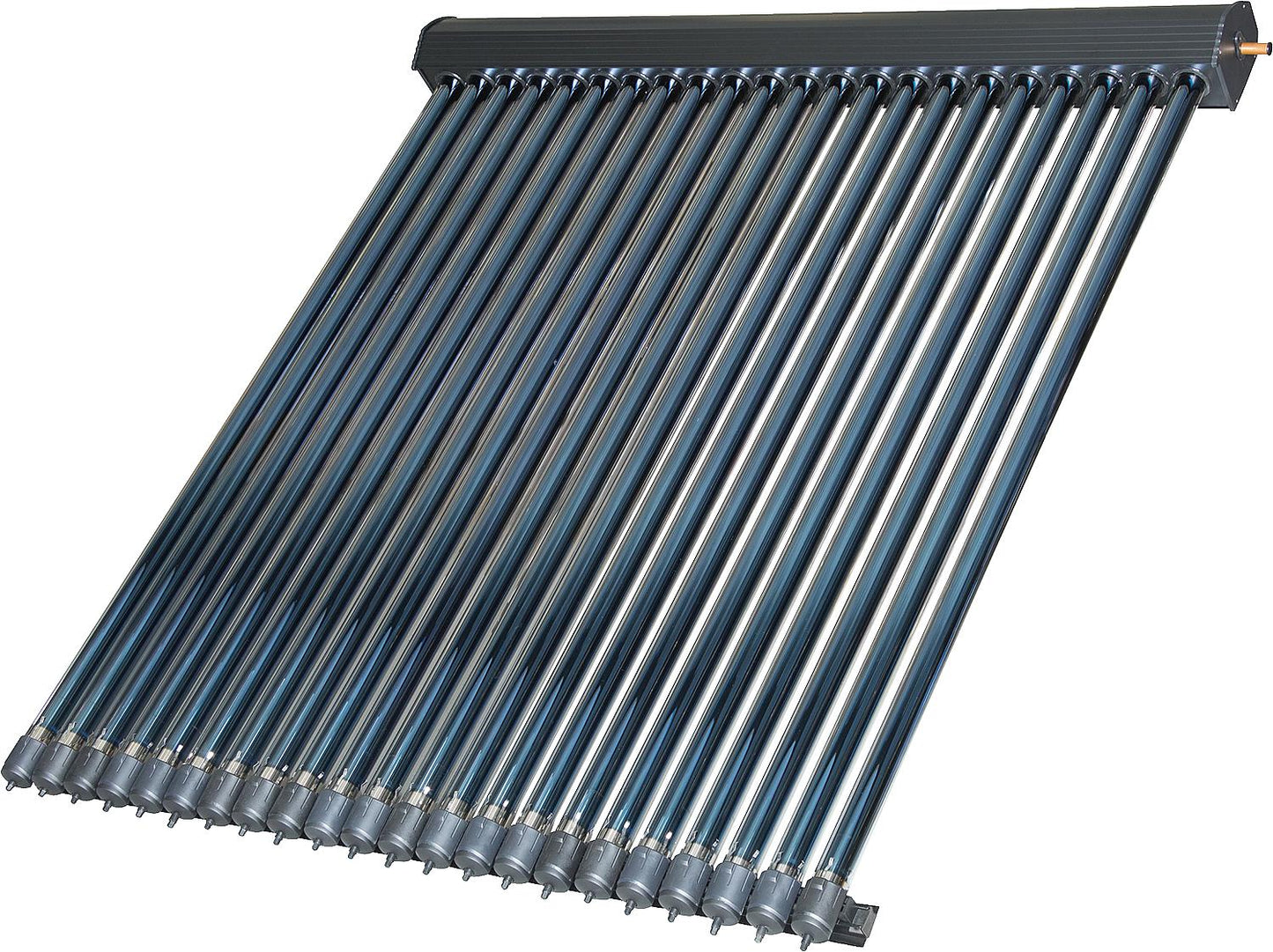 Vacuum tube collector heatpipe type HP22, with 22 tubes