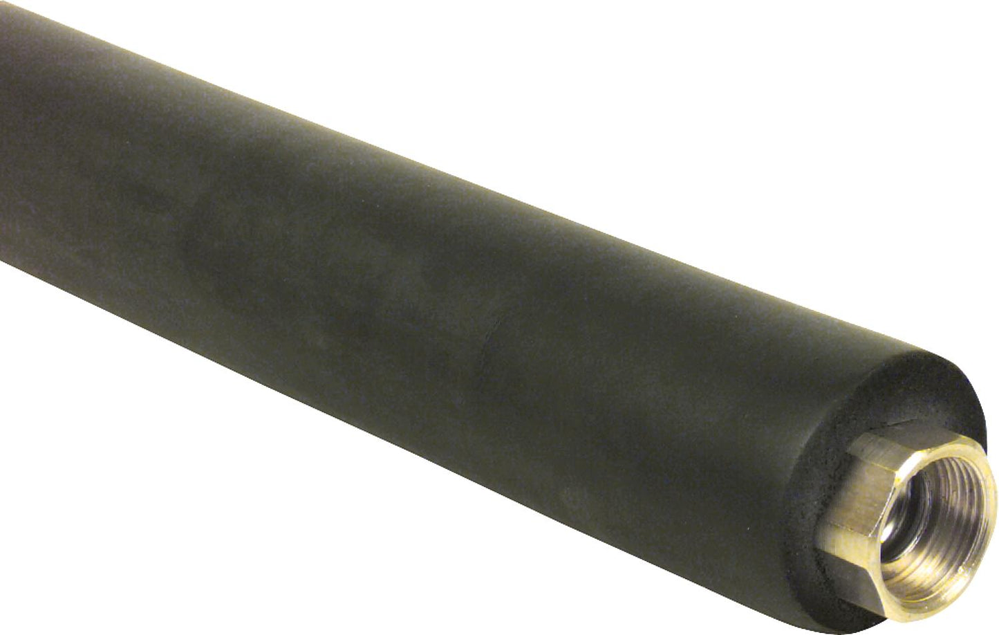 Corrugated hose DN 16, insulated, with 2 x union nuts 3/4", length 1 m