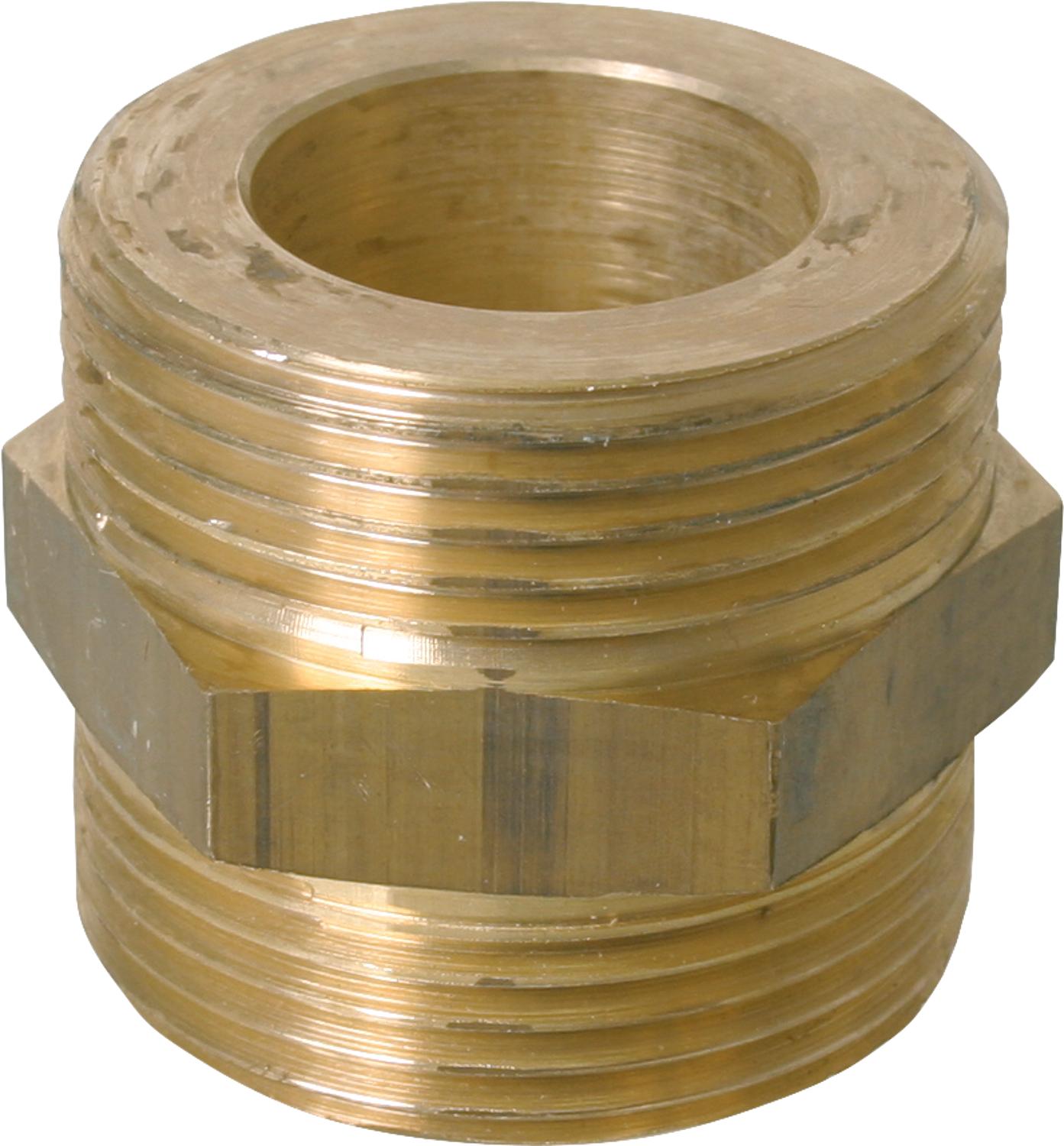 Double nipple DN 40 (1 1/2") for DN 32 solar corrugated pipe