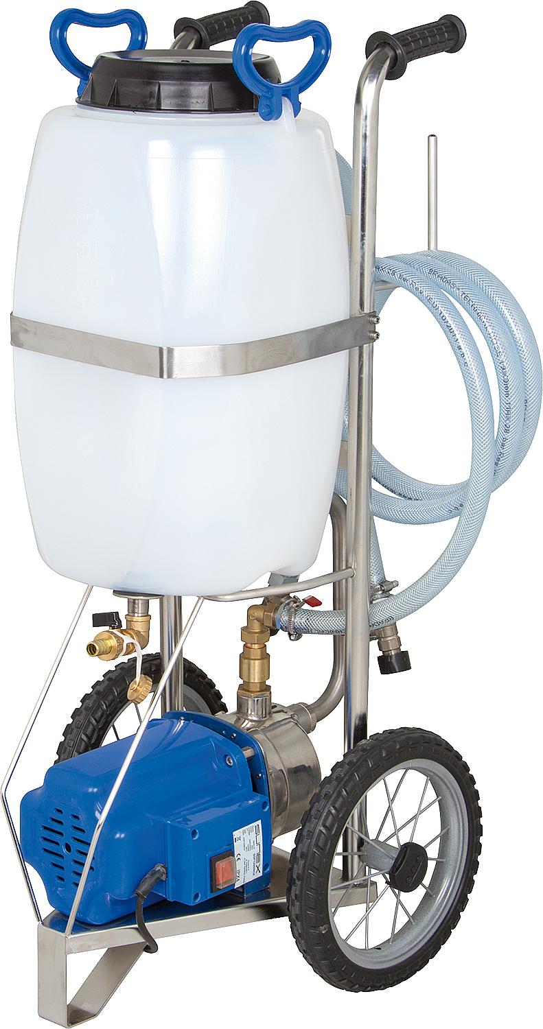 Solar system filling and flushing center