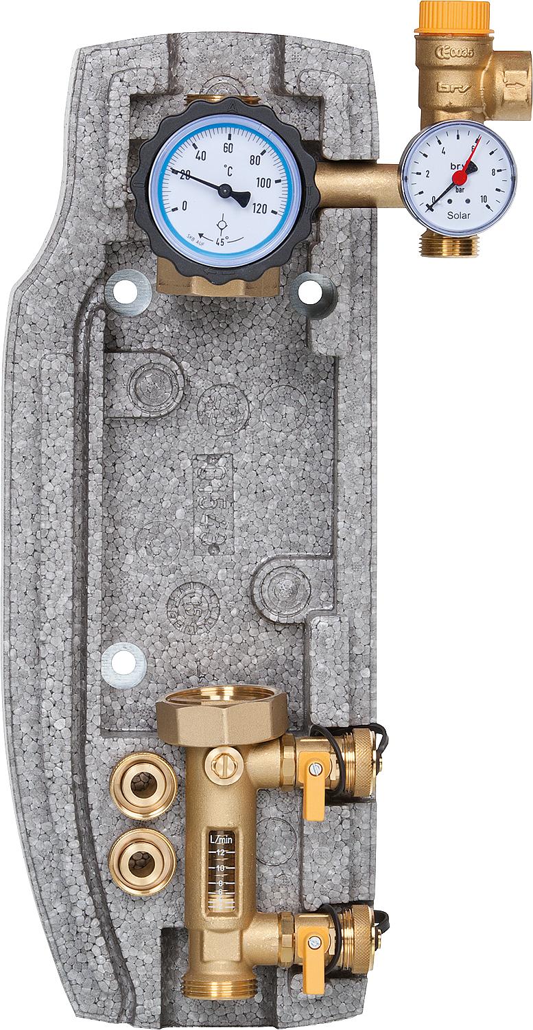 Solarstation Easyflow Typ 1 HE, Einstrang ohne Solar-Umwälzpumpe