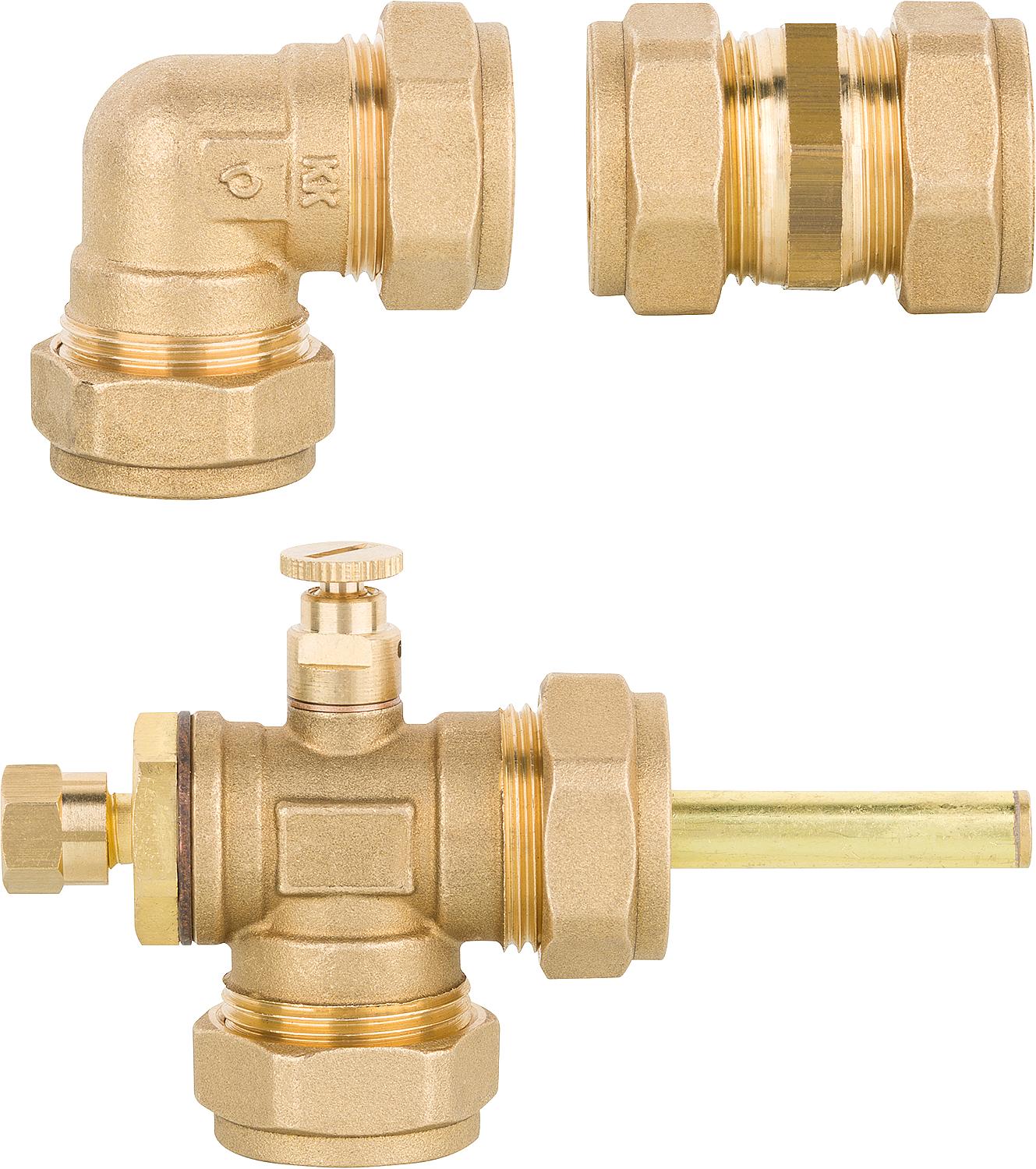 Collector connection and connector set for 2 WS collectors