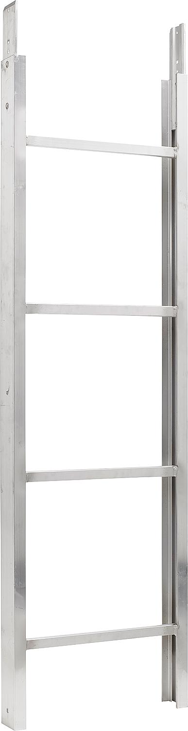 Ladder section 150 kg, 1 m, with ring nut complete.