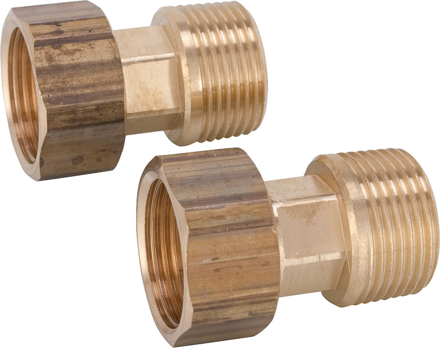 Screw set DN65 (2 1/2") male thread x union nut, set of 2 pieces