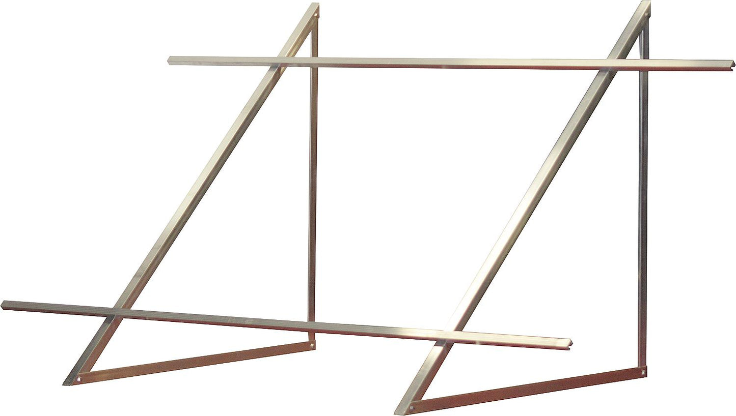 Flat roof mounting kit extension for 1 tube collector