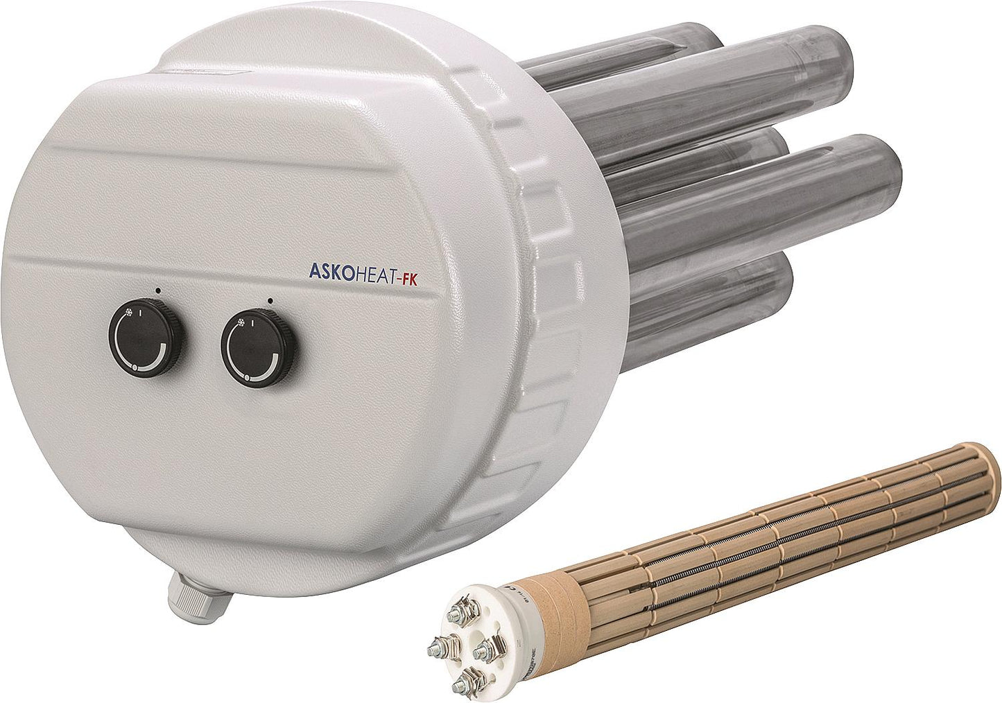 Flanschheizkörper Keramik, Flansch-ø 280 mm, Typ AHFR-K-A