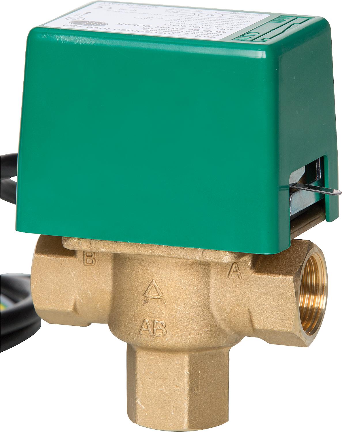 Vannes de zone motorisées à 3 voies (avec ressort de rappel) - Solaires