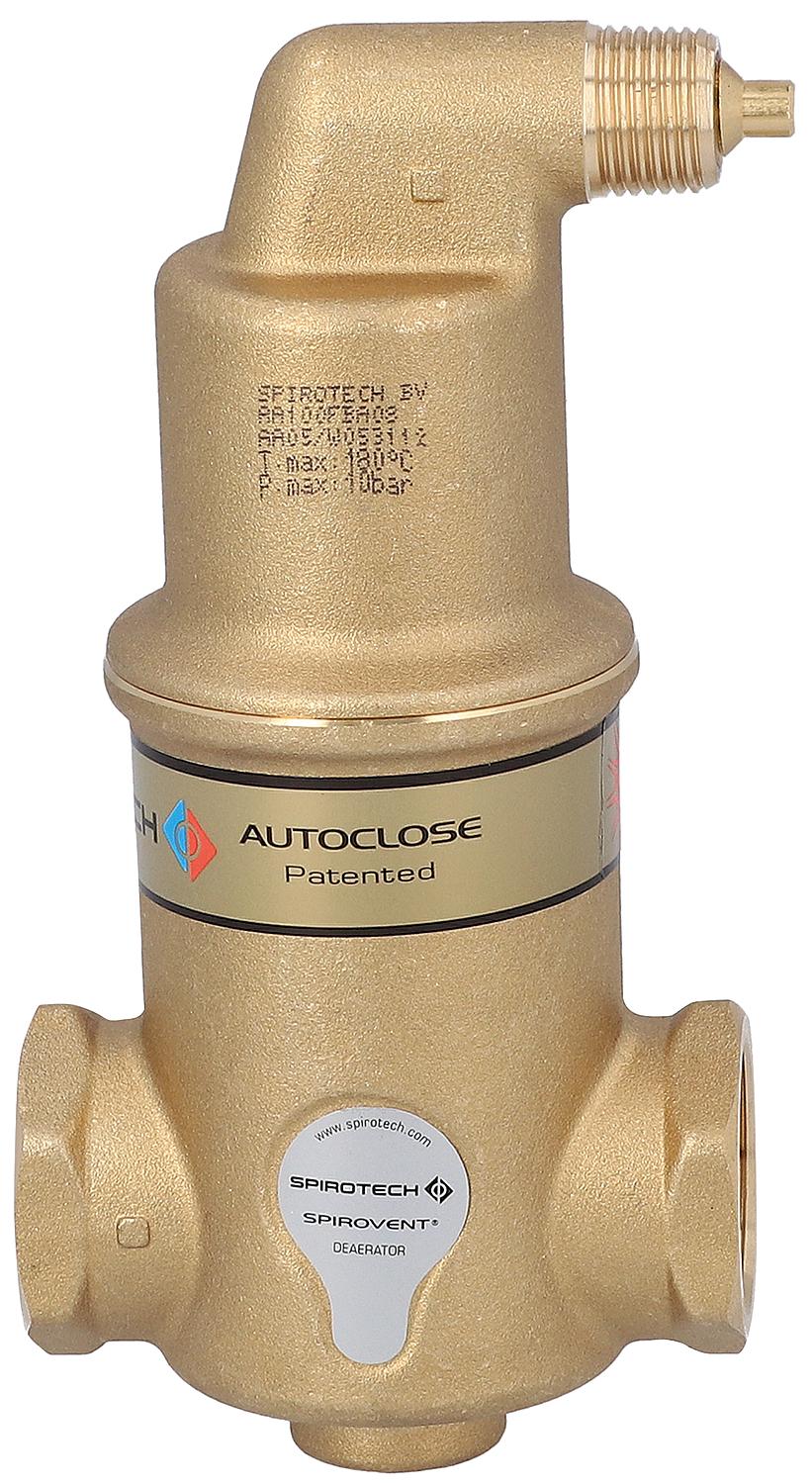 Séparateur de microbulles SpiroVent® Solar AutoClose, horizontal