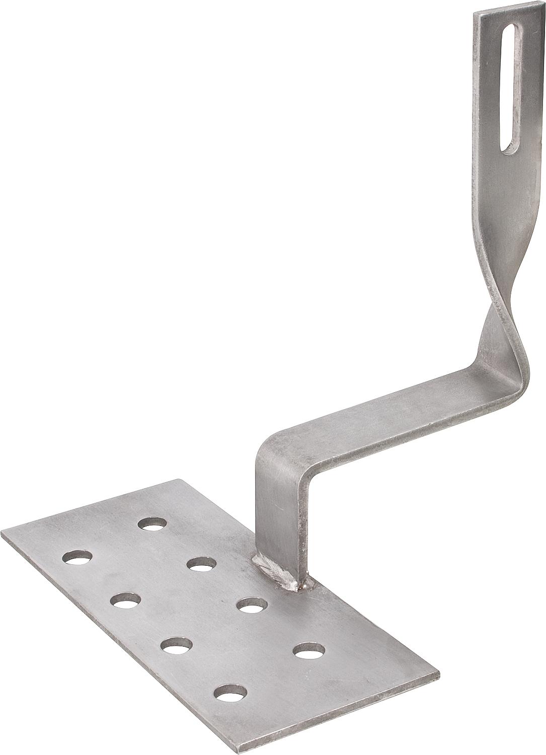 Roof hook for pan tiles, stainless steel, slotted hole 8.5 x 50