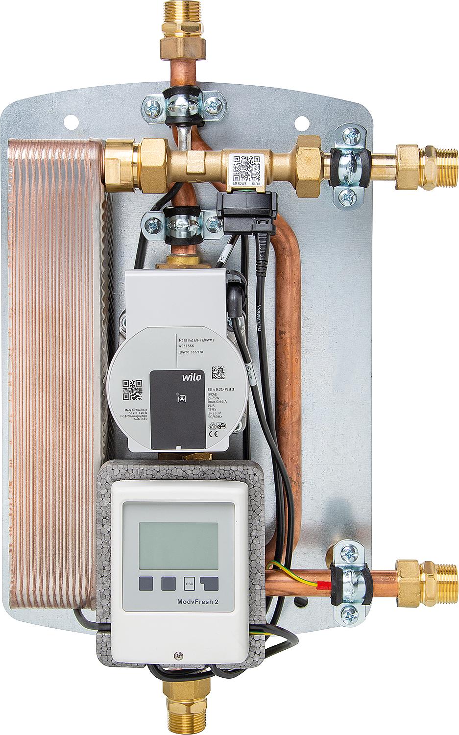 Easyflow Fresh 2 HE fresh water station, 50 KW, flow rate 2-20 l/min.