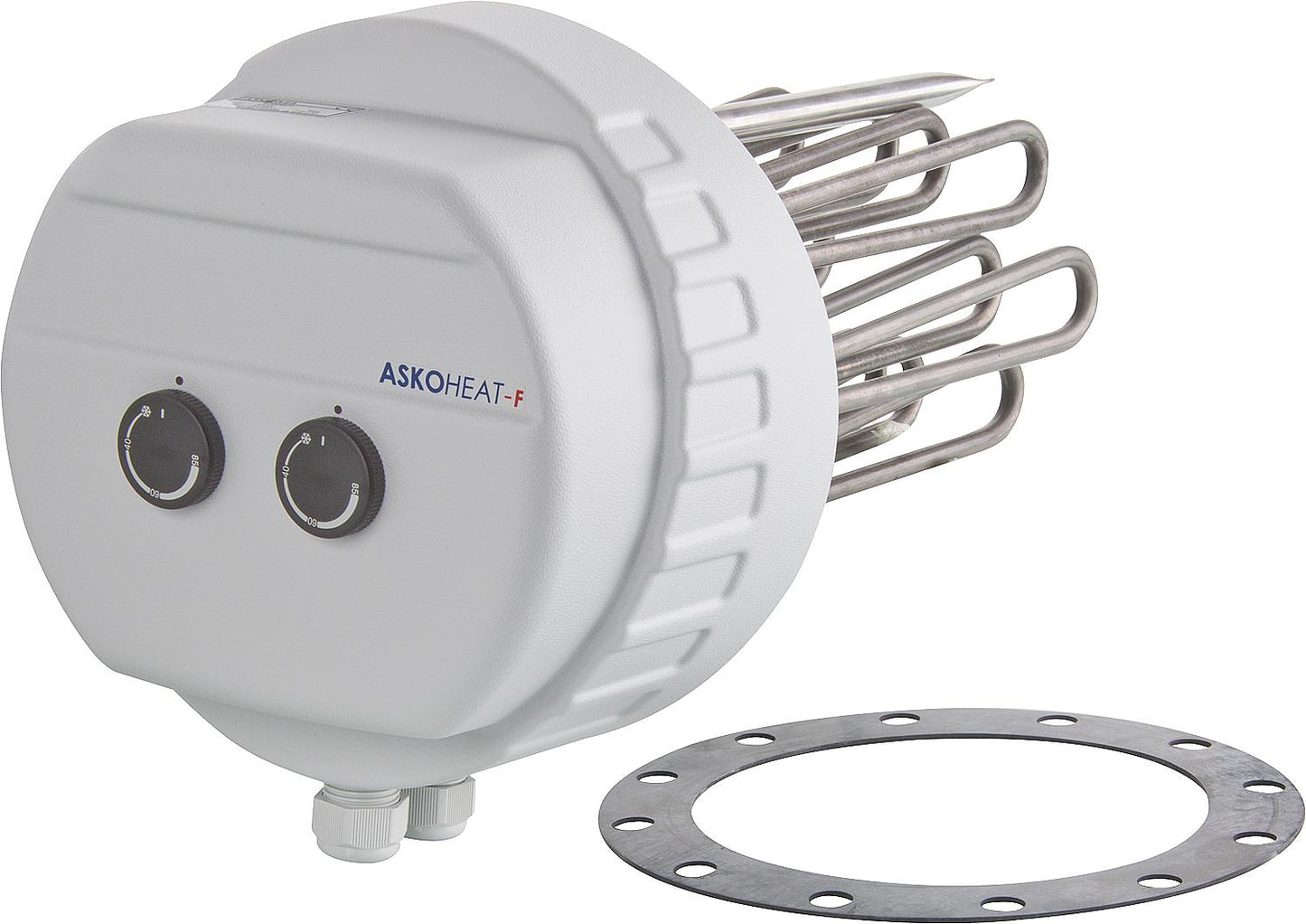 Flanschheizkörper 30.0/15.0 KW 3x400 V AC, Drm 280 mm Einbaulänge: 780 mm