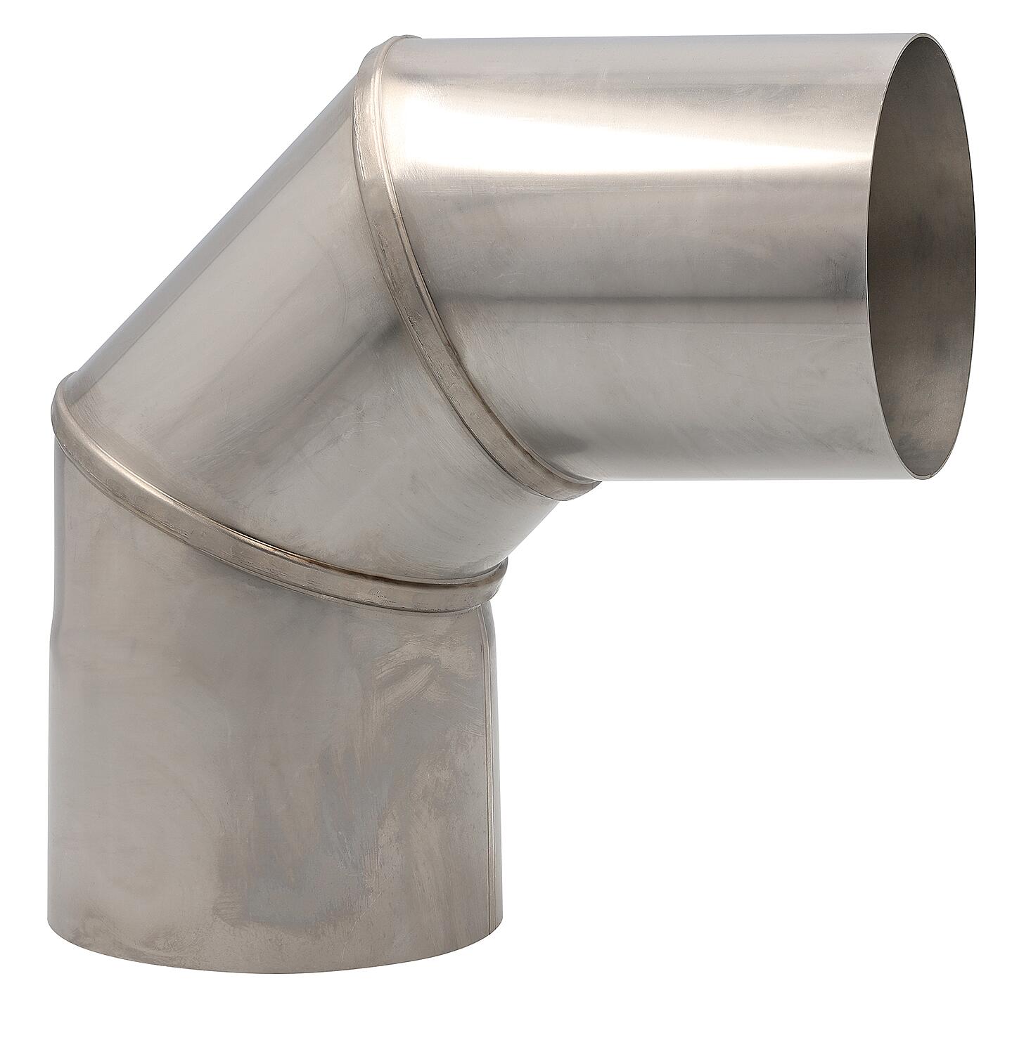 Équerre en acier inoxydable à 90°, Ø102 mm