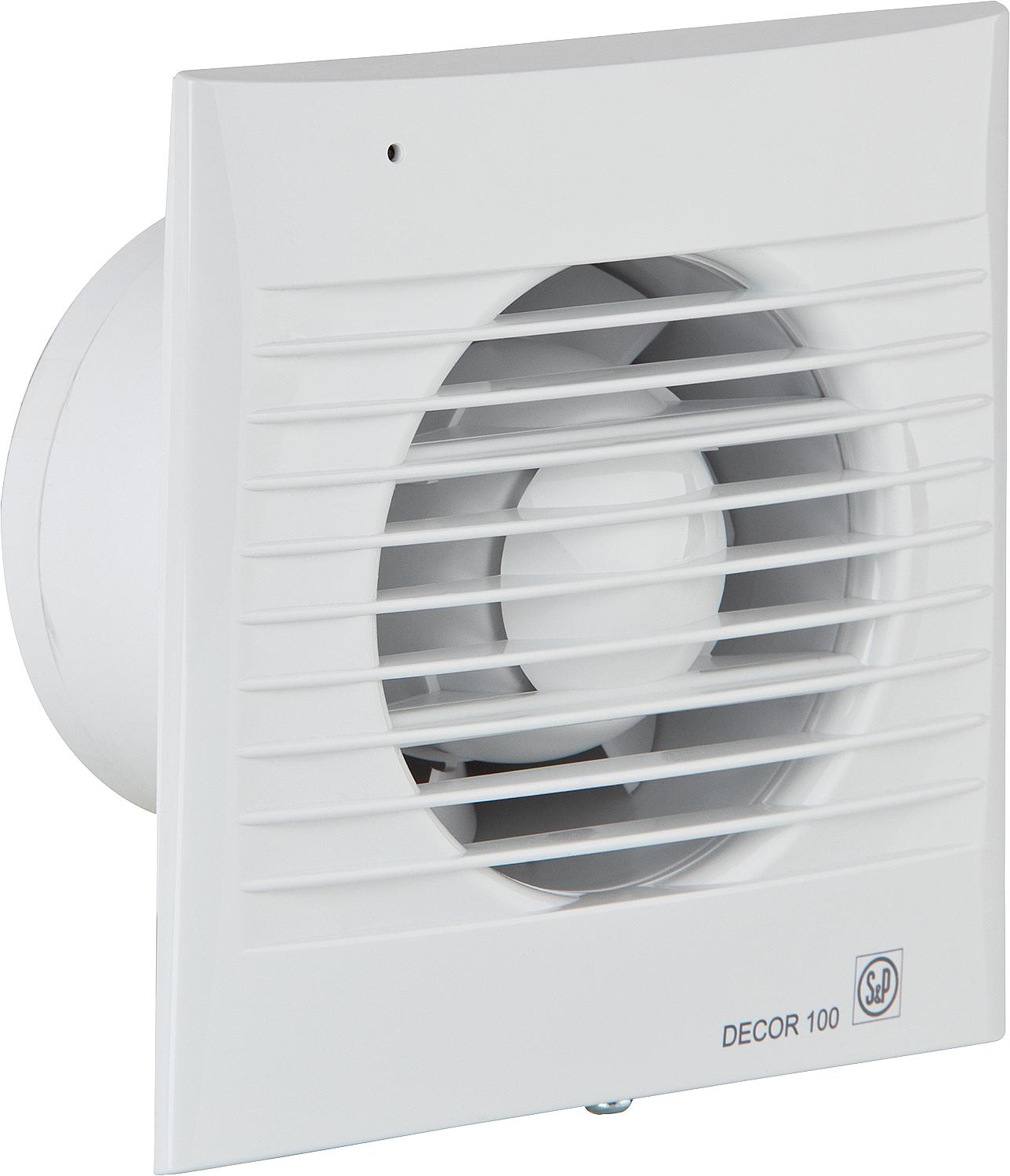 Ventilateur de chambre compact Decor 100 (95 m³/h), couvercle plat