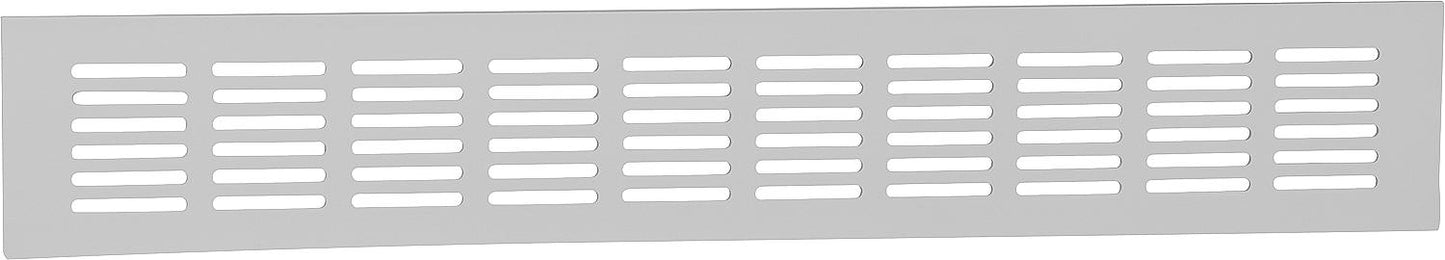 LG 400/100 ventilation grille, size: 400 x 100 mm, matt anodized aluminum