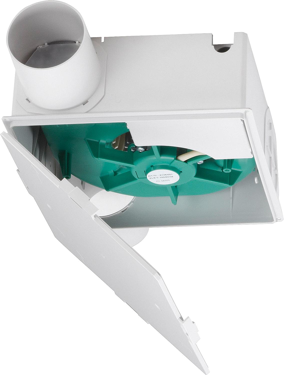 Helios SlimVent SV 80 flat centrifugal tube fan 230 V 50 Hz, IP 45