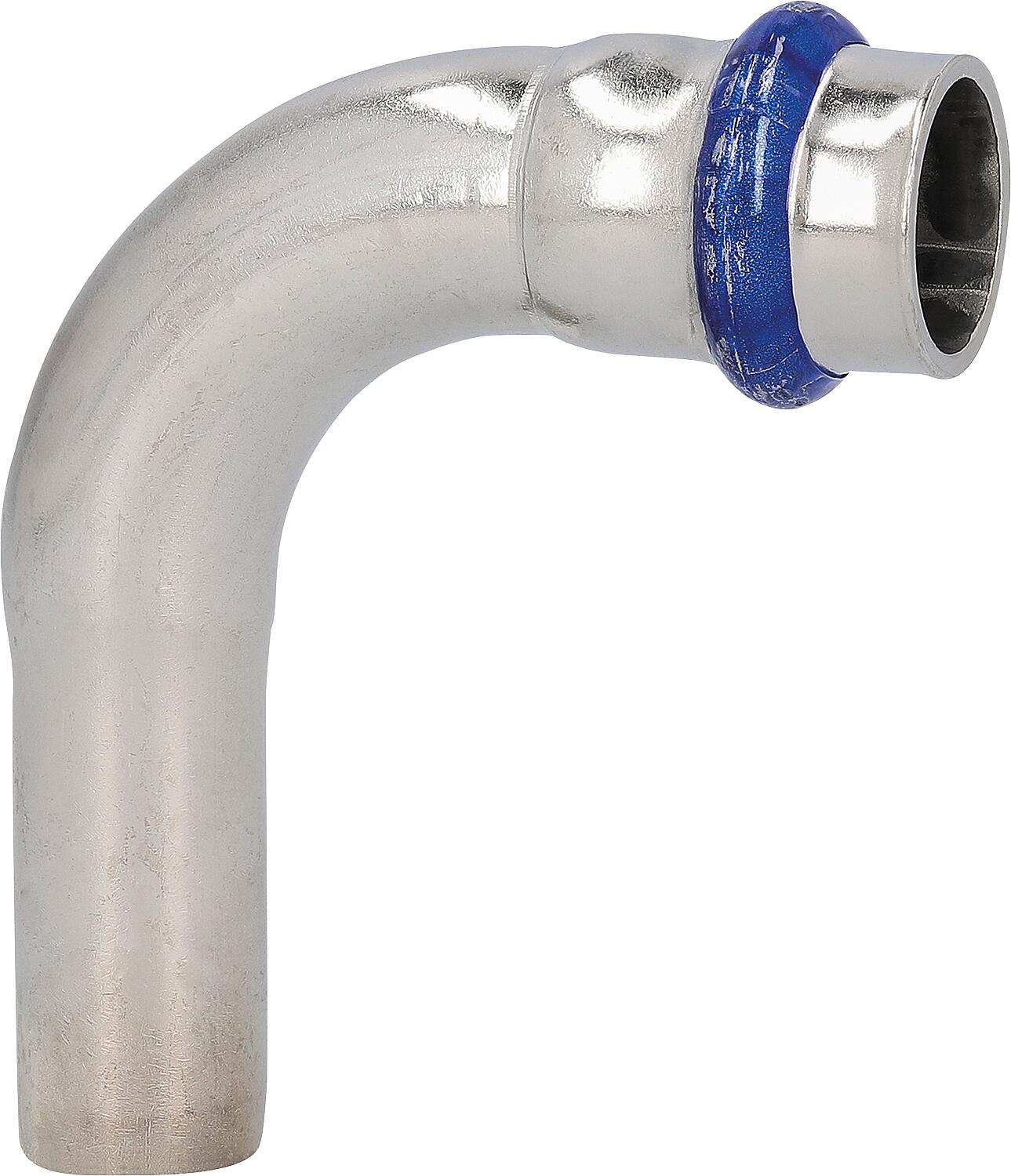 Raccords à sertir en acier inoxydable, profil en V, coude à 90° (ixa)