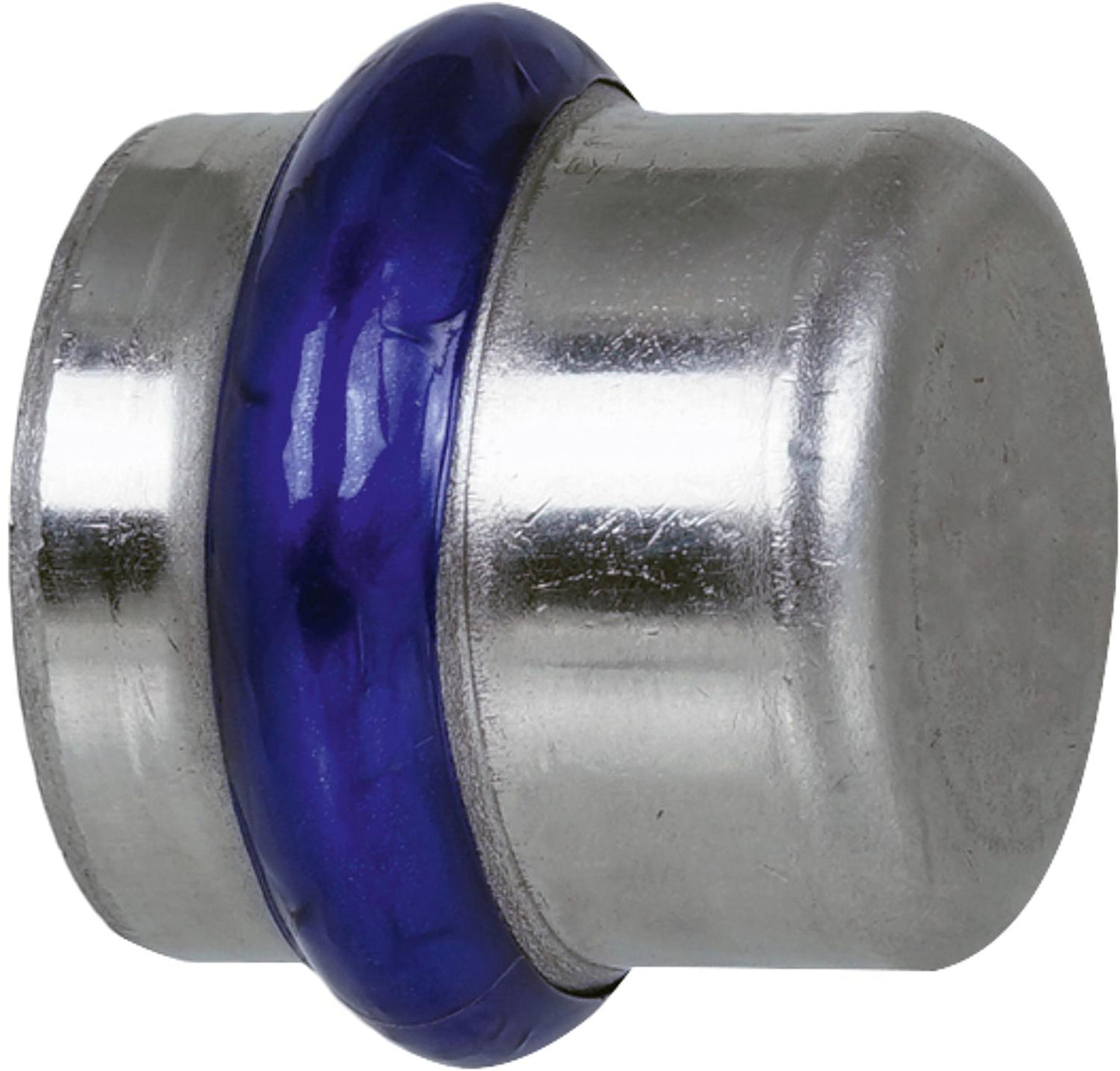 Stainless steel press fitting V-contour cap 54mm