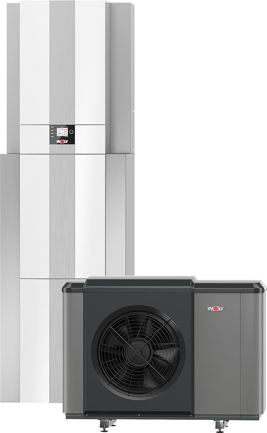 Centrale de pompe à chaleur (R 290) Wolf CHC monobloc 07/200-35 9146838