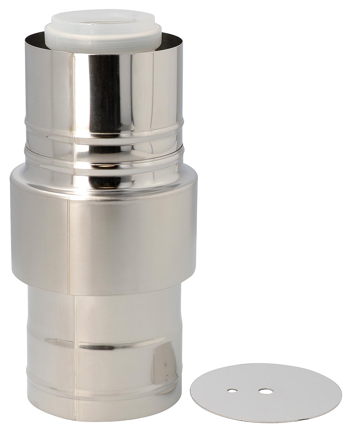 Conduit d'admission d'air Wolf DN60/100 250 mm, acier inoxydable 2651912