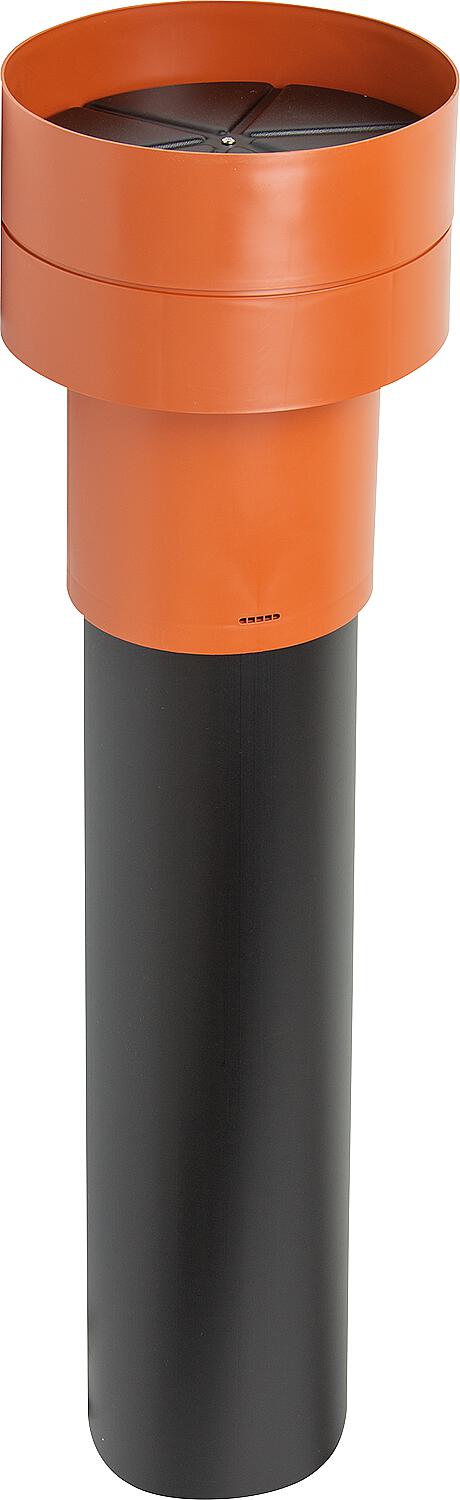 Wolf roof penetration, thermally insulated DN 125 black, 2575801