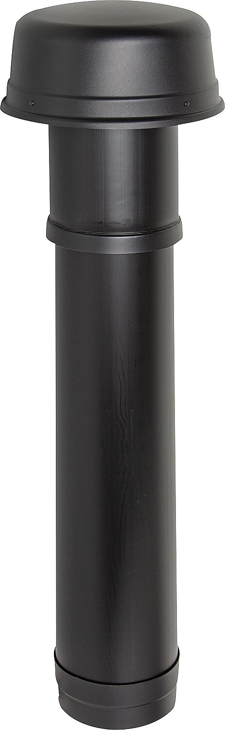 Wolf roof penetration, thermally insulated DN 125 black, 2575801