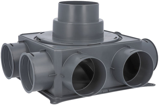 Wolf air distributor, mini DN 125, 8 connections DN 75, 2577835