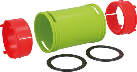 Wolf click connector set, DN 65, 5x click connectors, 10x sealing rings, 10x click rings, 2577555