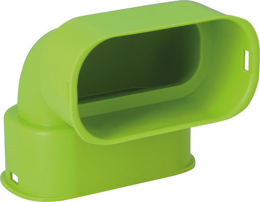 Wolf pipe bend, 50 x 100 mm, 90° vertical, 2576164