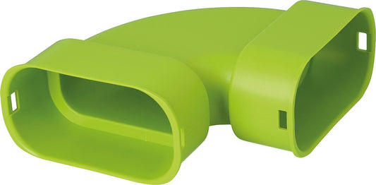 Wolf pipe bend, 50 x 100 mm, 90° horizontal, 2576165