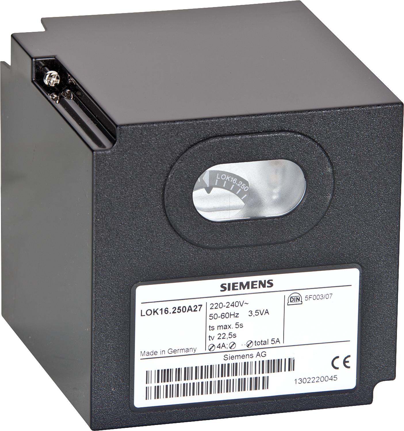 Oil burner control unit LOK 16.250 A27