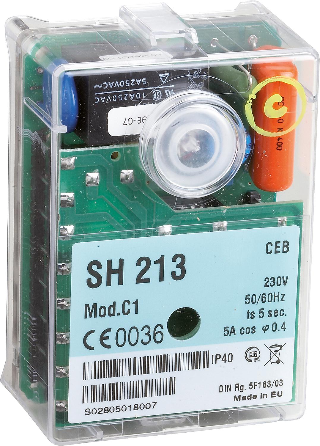 Burner control unit SH213 Mod.C1 13.011.049
