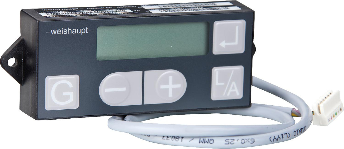 Écran avec clavier à membrane type AM20.02 Weishaupt 600 481 remplace 600 300