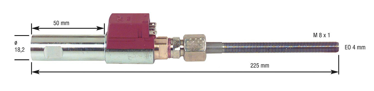 Oil preheater for Körting jet4.5/ 8.5/VT1-DU/0-DU with Danfoss oil preheater FPHB 5 30-110 watt