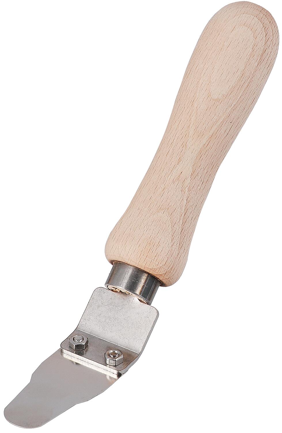 Heat exchanger cleaning spatula, round blade 0.4mm