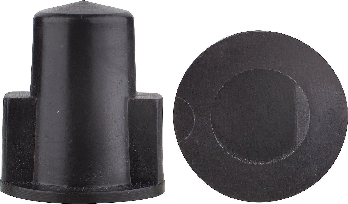 Couplings 1-sided 8 mm black