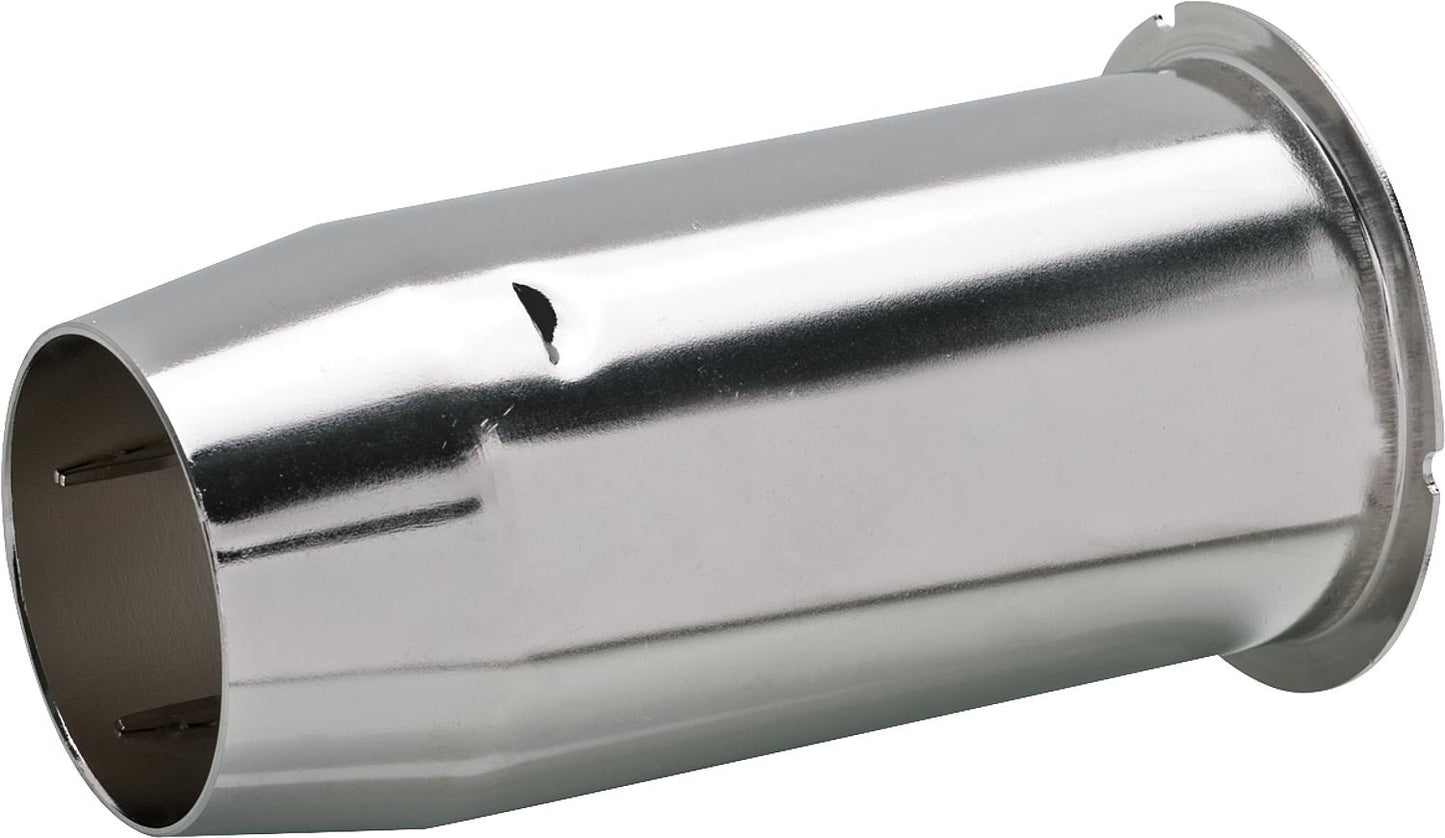 Flame tube 80 x 172 mm/flange HVS 5/ crimped edge D 95.5/six drip grooves 1000813 replaces 1012