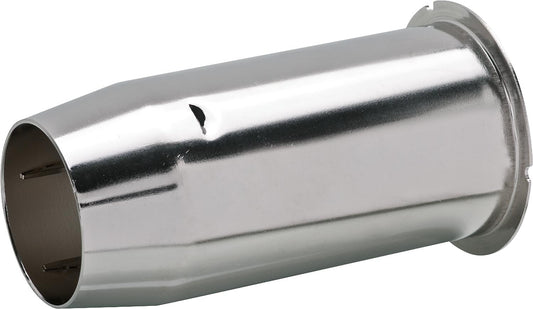 Flame tube 80 x 172 mm/flange HVS 5/ crimped edge D 95.5/six drip grooves 1000813 replaces 1012