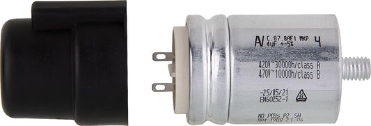 4 uF capacitor for AEG motor 1001191 replaces 4128