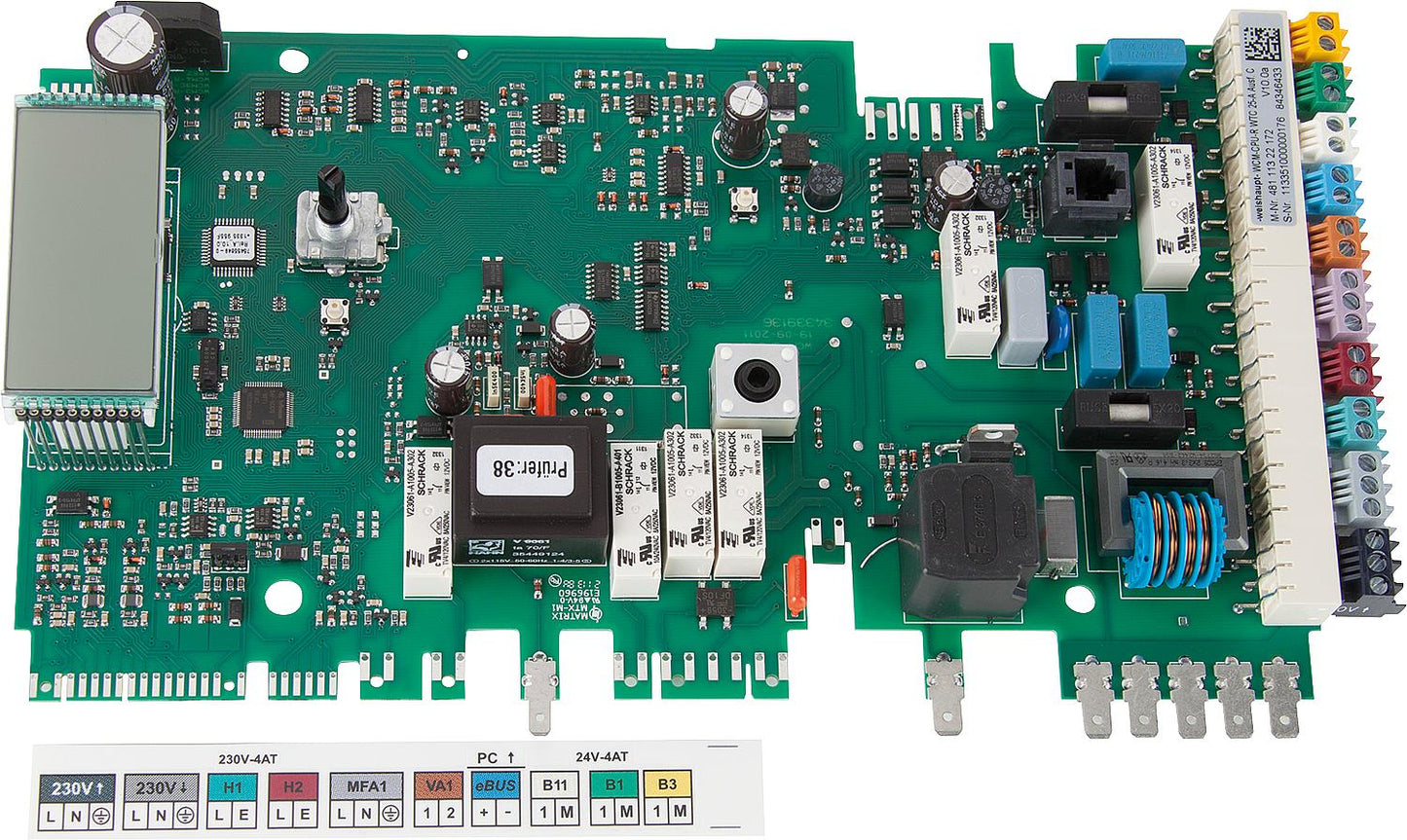 Replacement circuit board WCM-CPU Weishaupt 481 113 2217/2