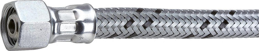 Oil burner hose 3/8" union nut x pipe bend SR 8 LR with cone, union nut 1200 lg.