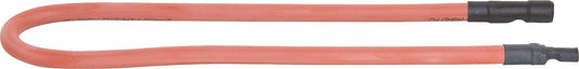 Accessories for ignition transformers: red silicone ignition cable, pre-cut to length, with 6.3 mm plug on one end, 450 mm long.