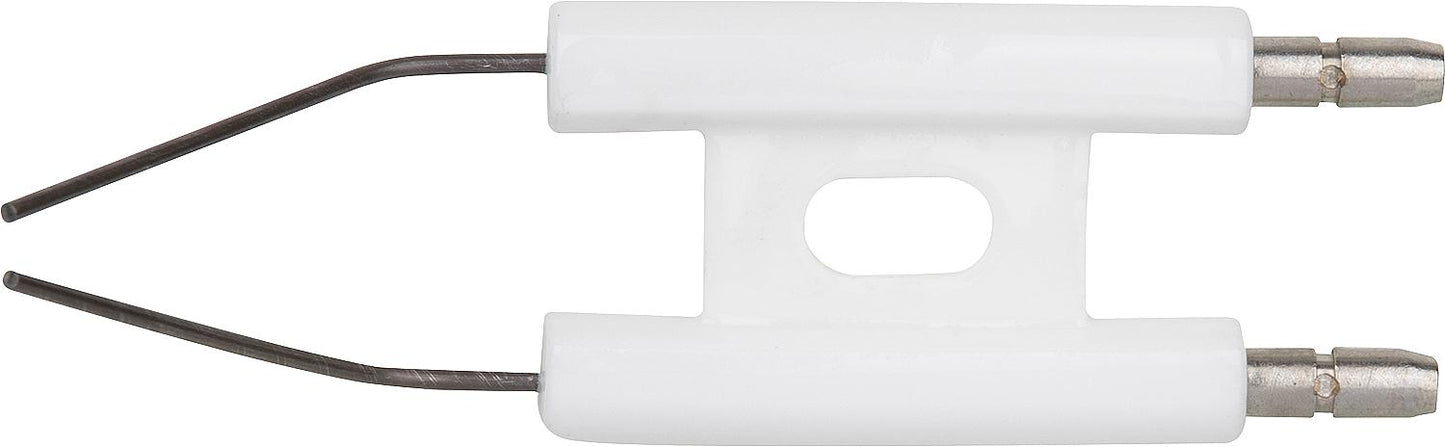Électrode d'allumage double pré-cintrée