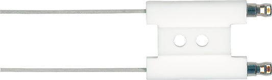 Électrode d'allumage double pour Thyssen T1, T4, TB1, T16, connexion 6,3 mm