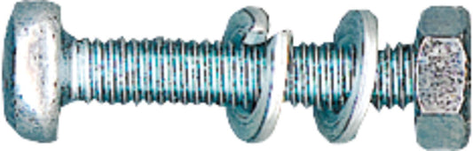 Screw set for clamping plate: 1 screw, 1 nut, 2 spring washers